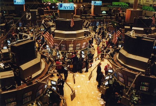 NYSE Pulsschlag des internationalen Finanzgeschehens